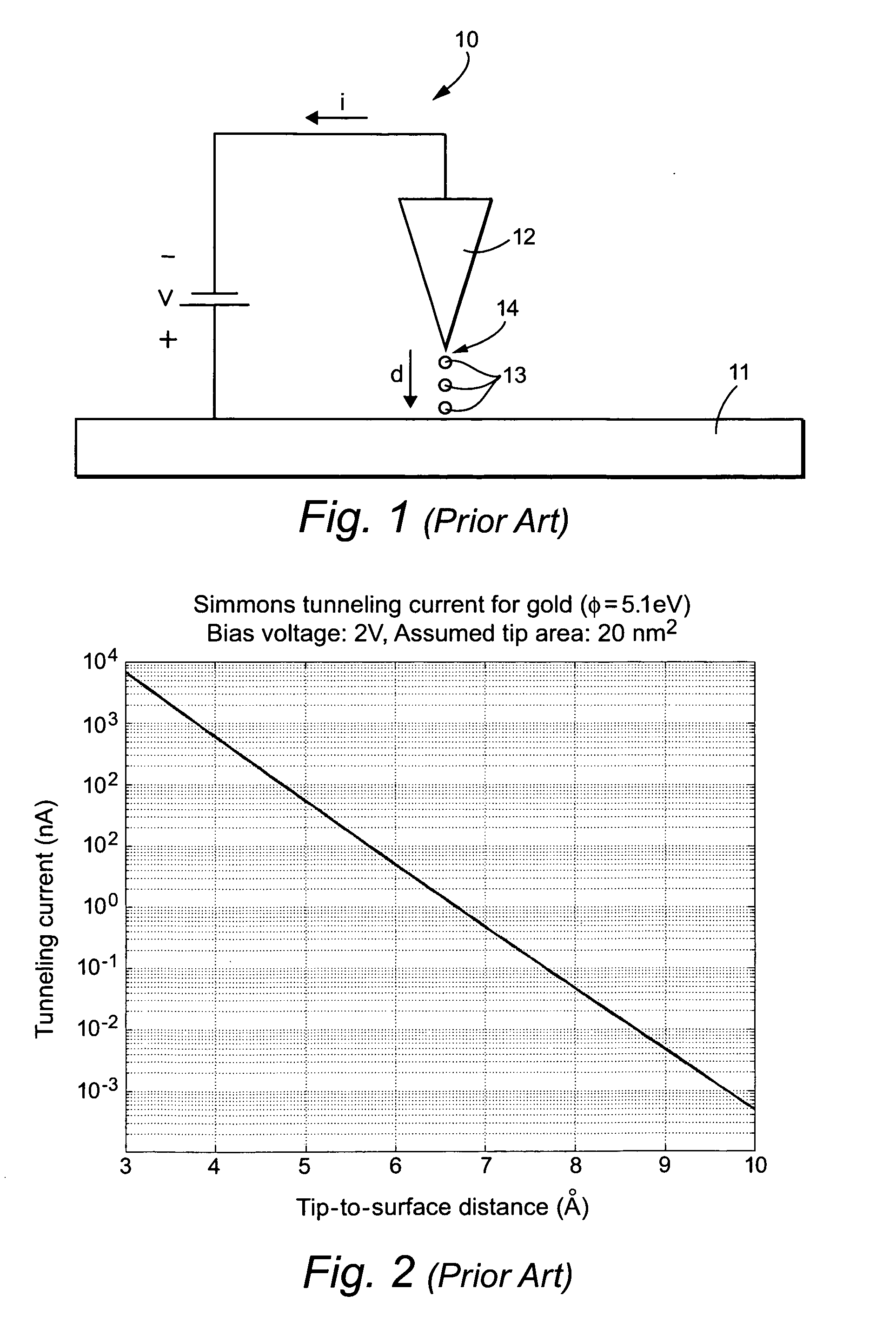 Miniature acoustic detector based on electron surface tunneling