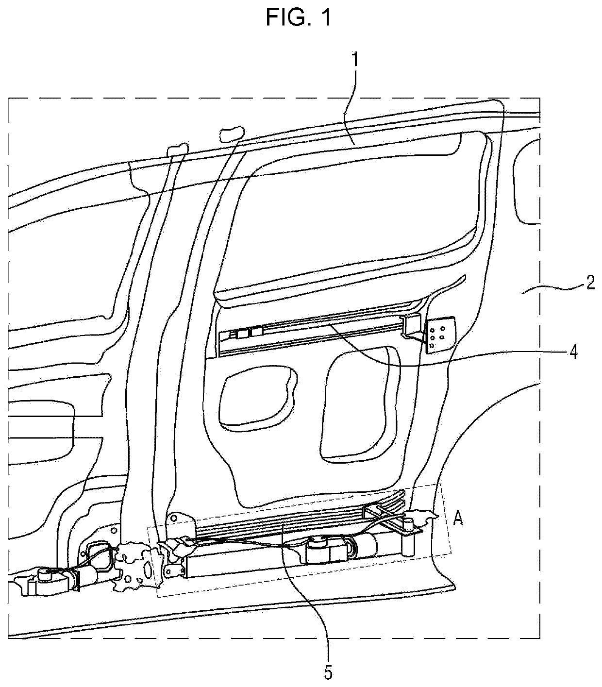 Profile learning system and profile learning method for cooperative control of dual actuator applied to opposite sliding doors