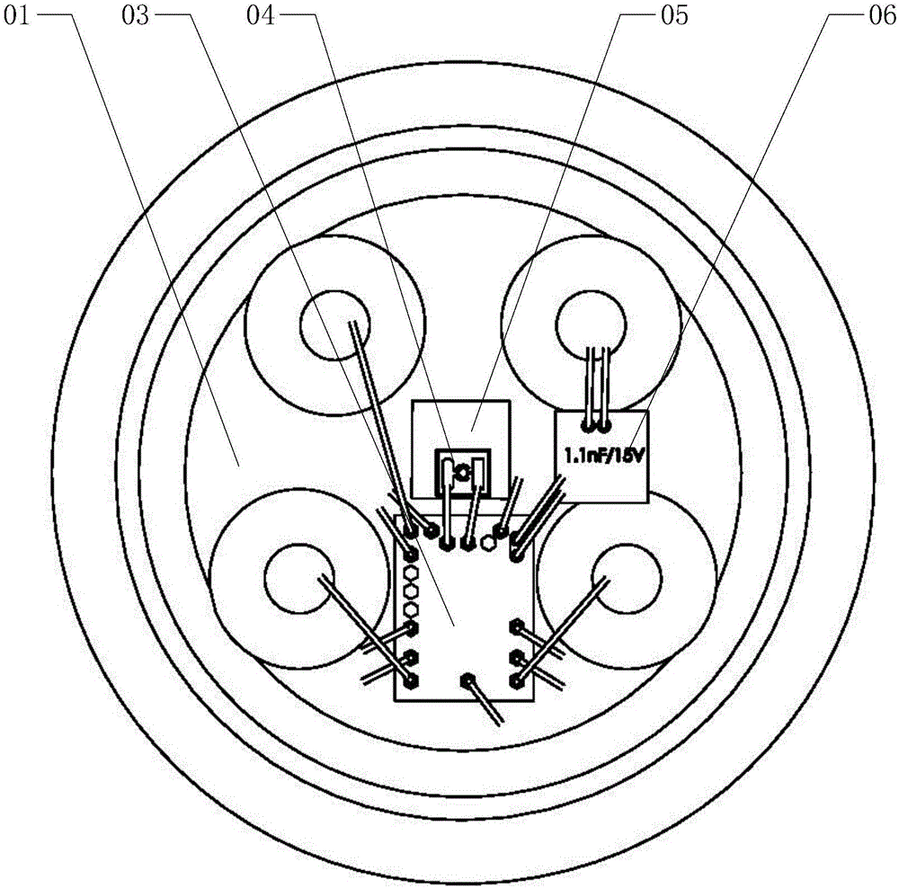 Coaxial type photoelectric element