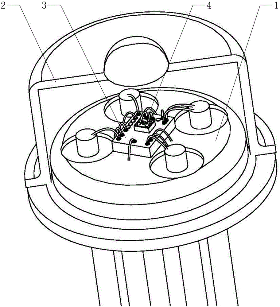 Coaxial type photoelectric element