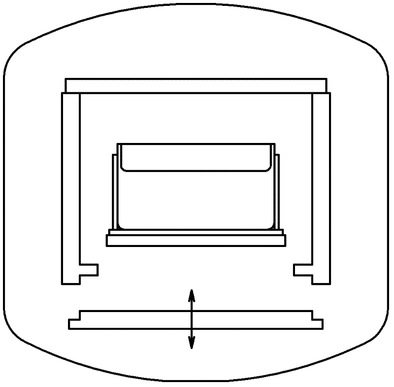 Crystal silicon ingot furnace thermal field thermal gate control device and control method thereof