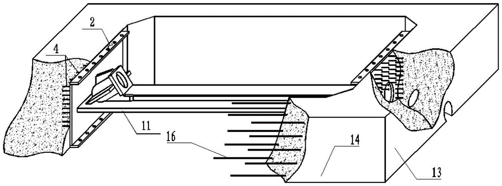 A compact cable-stayed steel anchor beam and its construction method