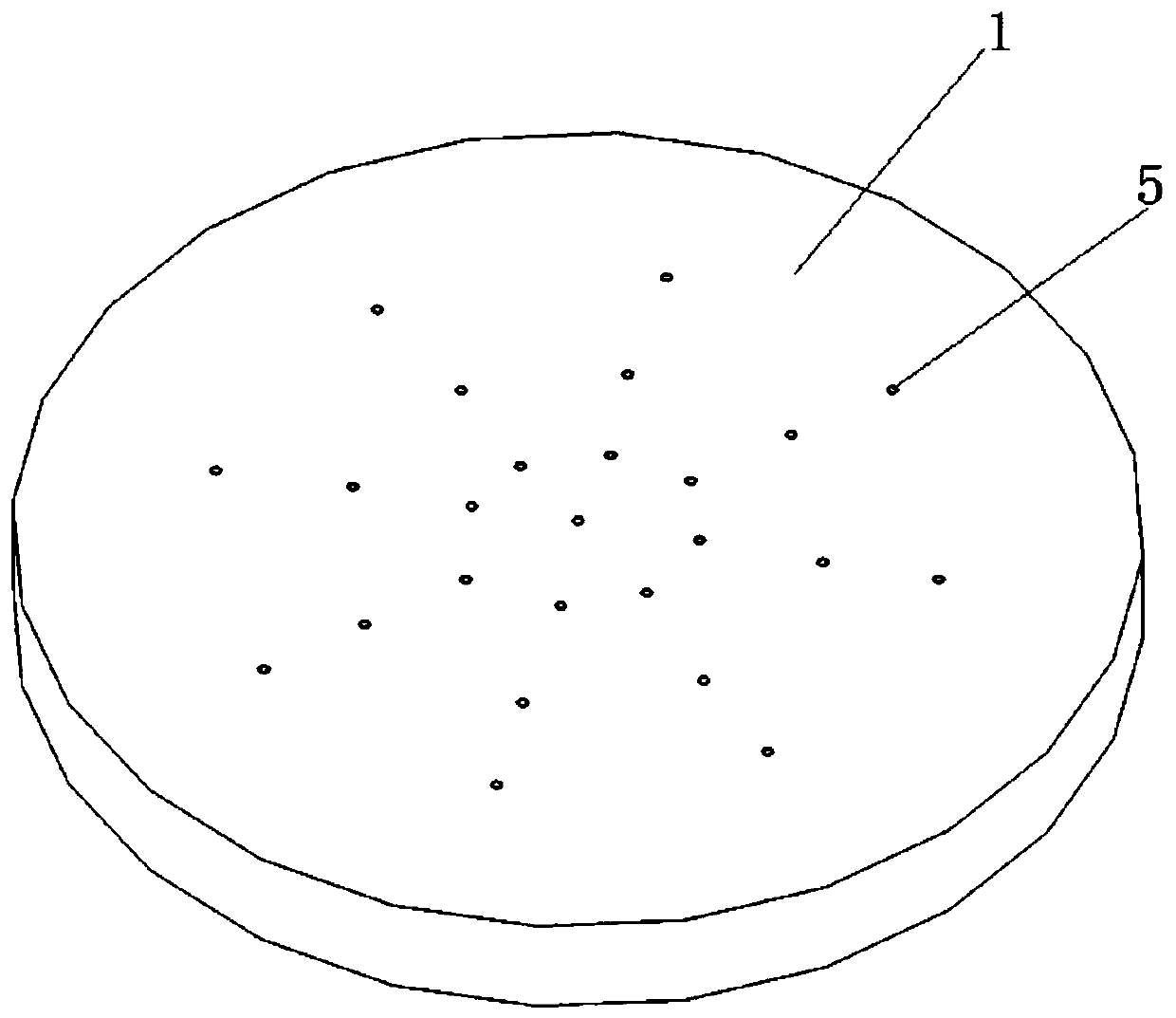 A steel plate combined steel pipe concrete drainable manhole cover