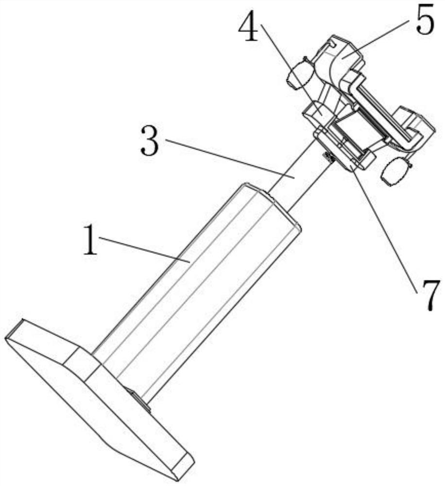 Adjustable head and neck positioning frame for tumor radiotherapy