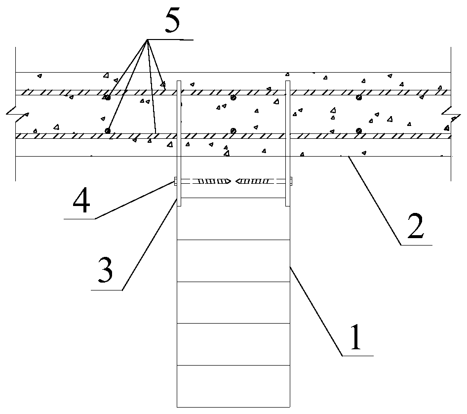 Dry type connection system of a prefabricated type wood-concrete composite structure