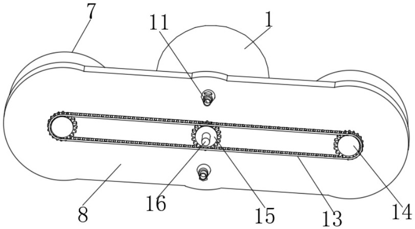 An emulsifying device for a cosmetic liquid material processing production line