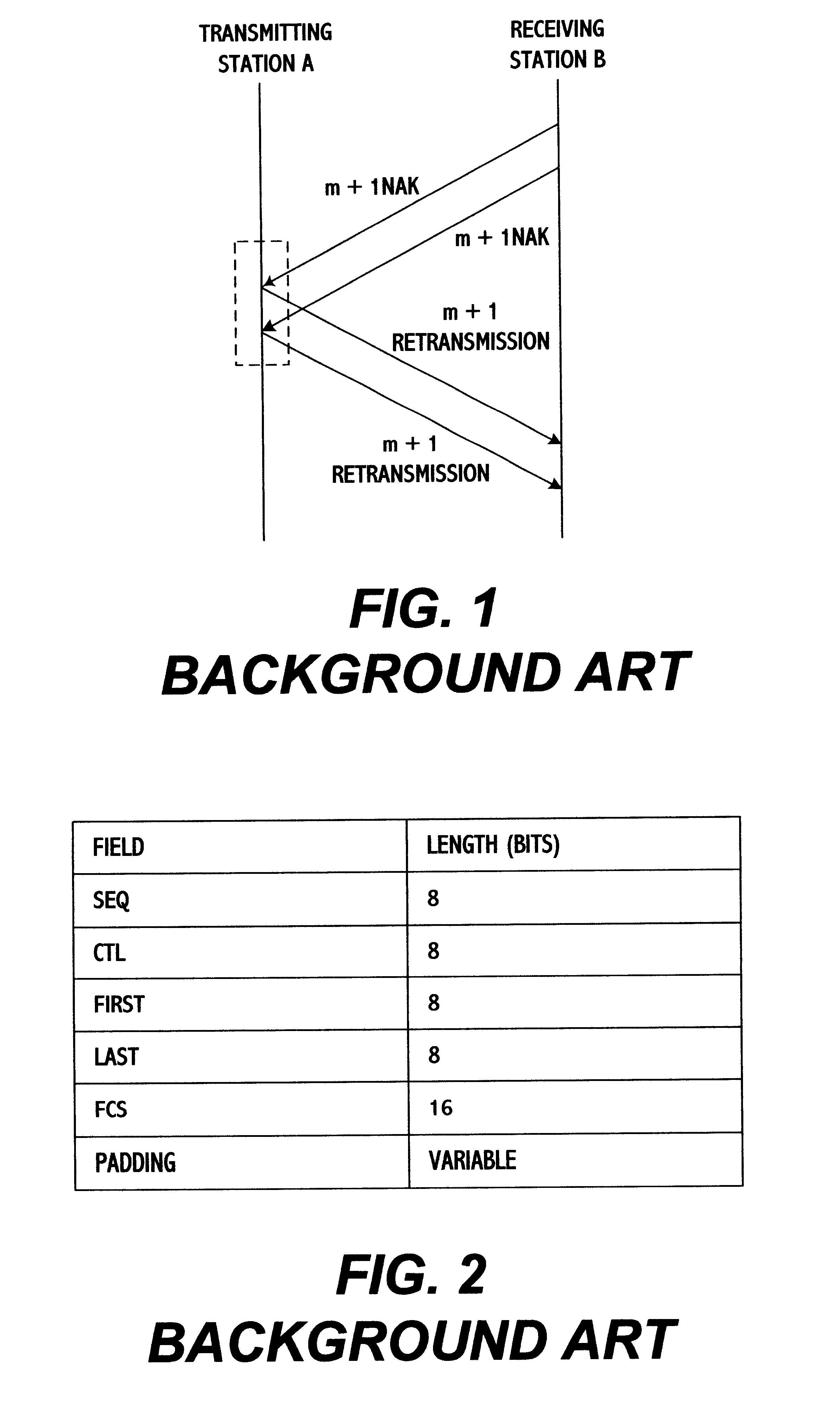 Method for transmitting control frames and user data frames in mobile radio communication system