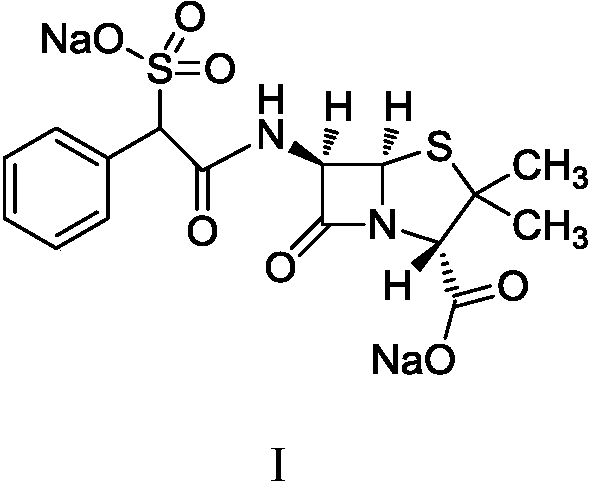 Preparation method of sulbenicillin sodium