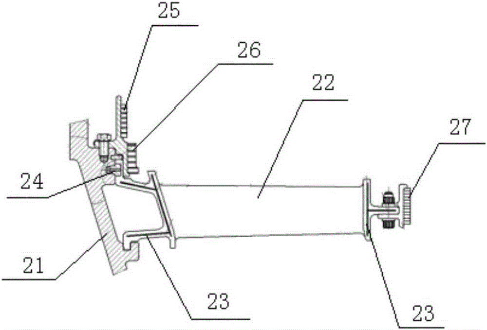 Packing-off piece installation device of turbine stator blades and use method of packing-off piece installation device