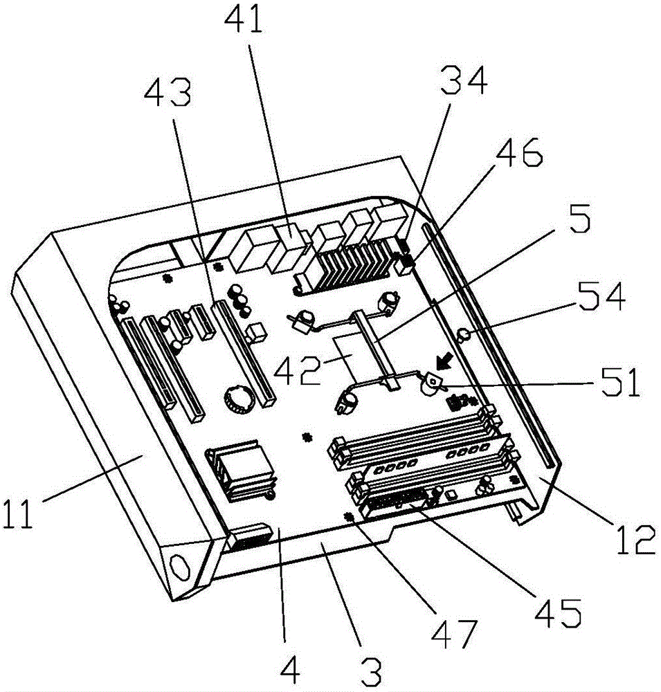 Power supply box for computer host