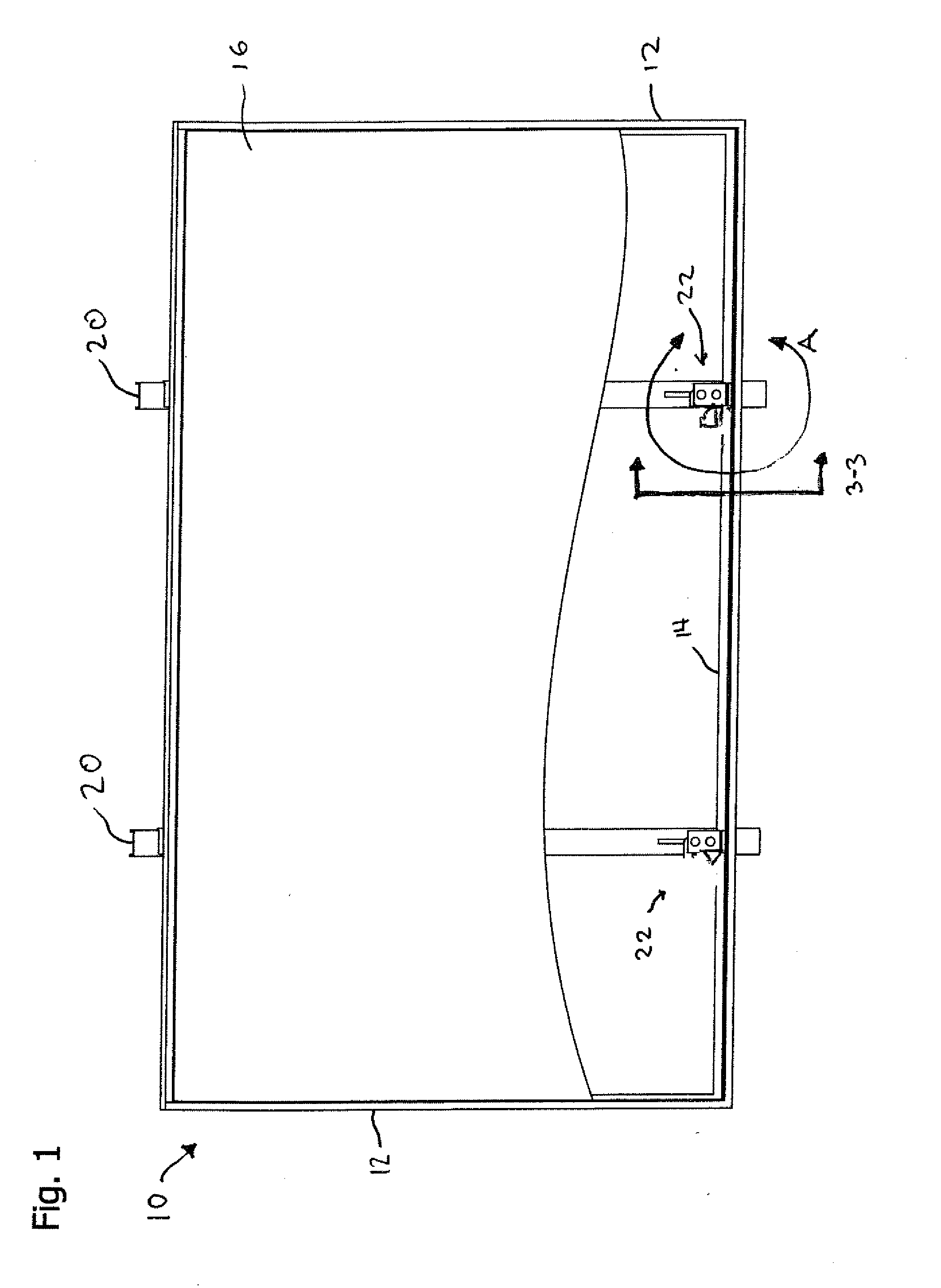 Sandwich wedge clamp for fastening a solar panel