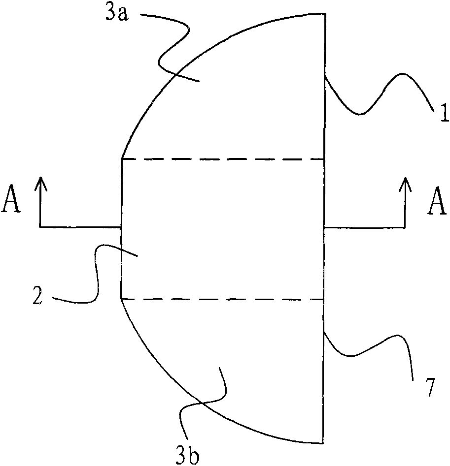 Reflection type LED lamp and a head lamp for vehicles using the reflection type LED lamp