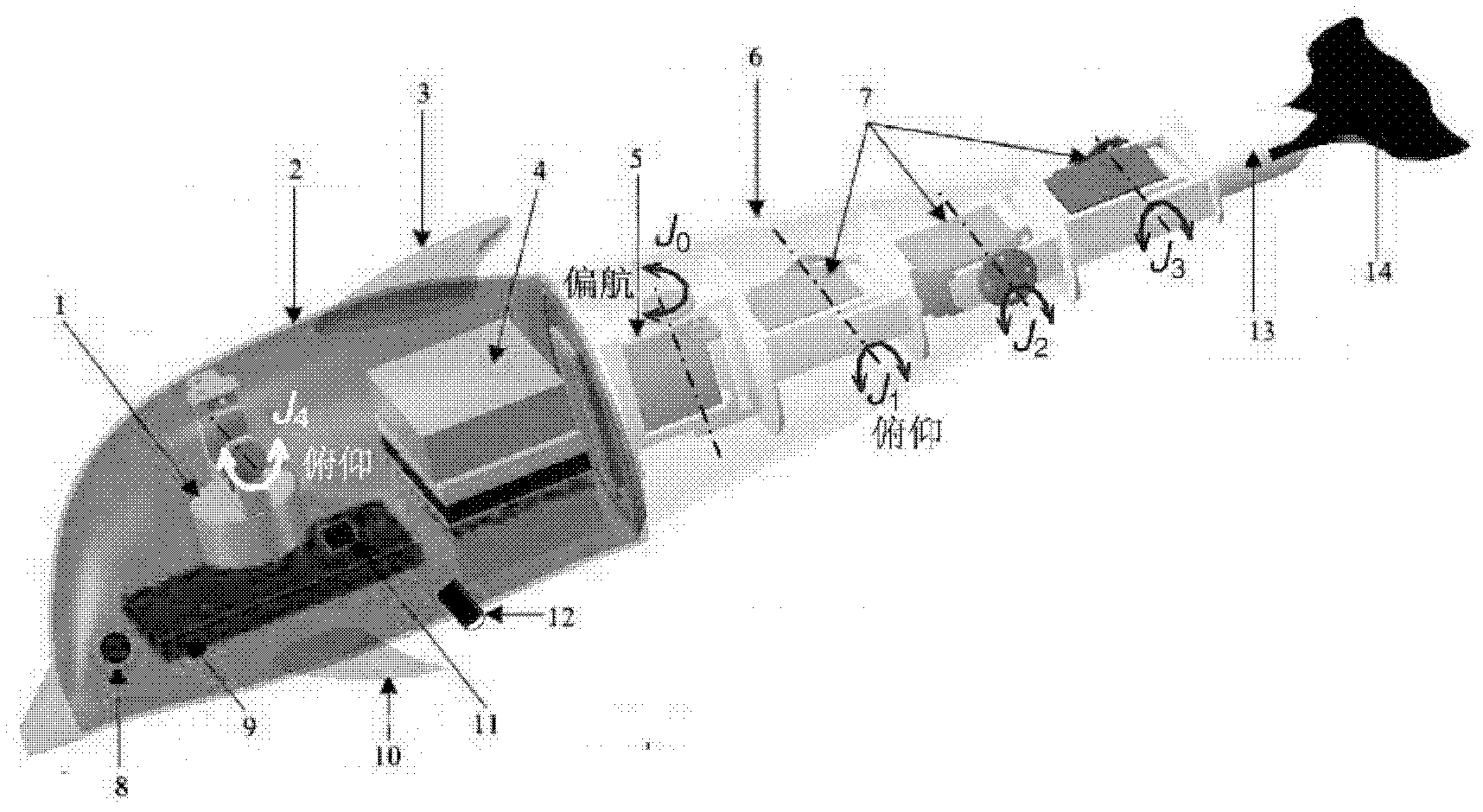 Rollover movement control method of multi-joint dolphin robot