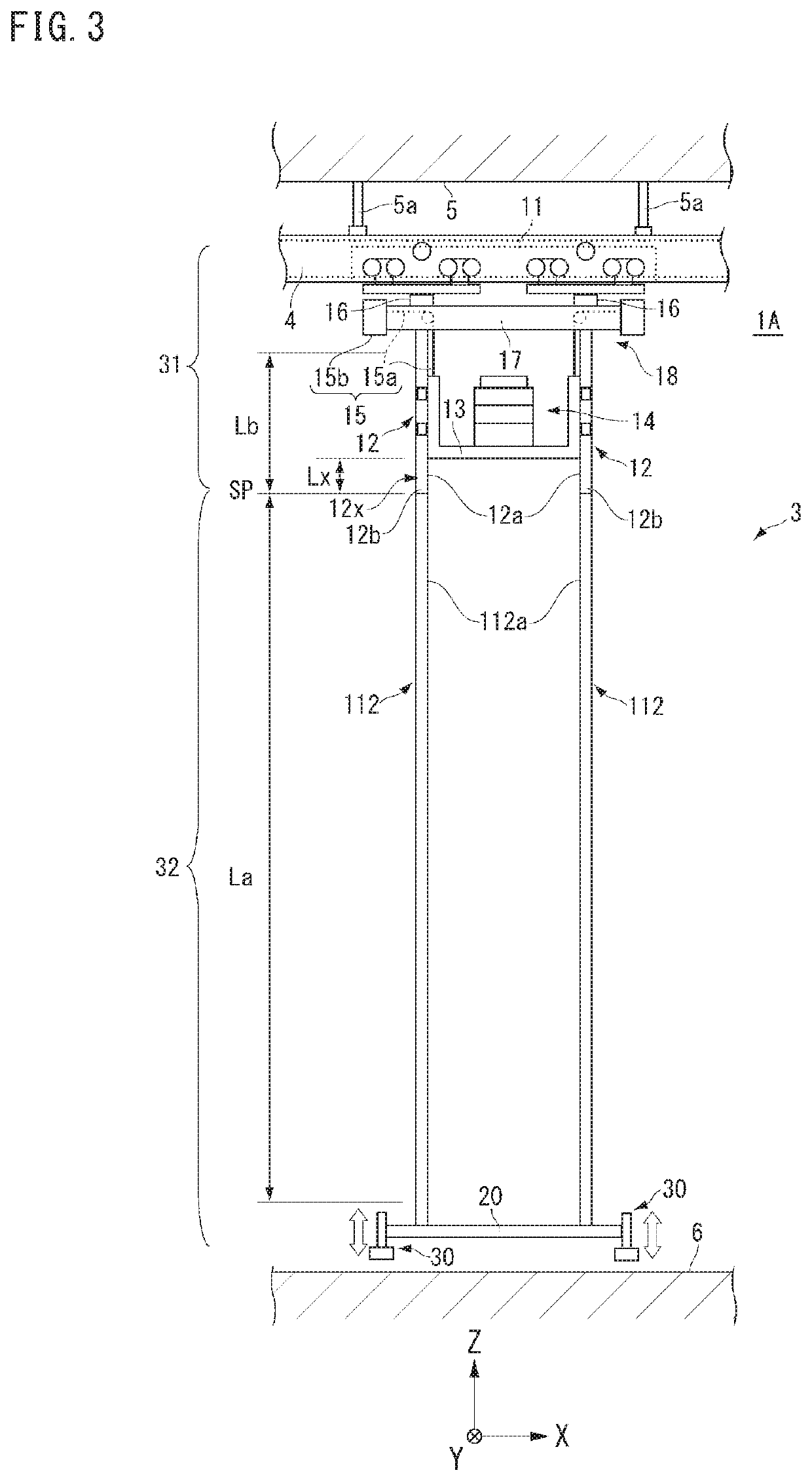 Overhead transport vehicle and transport system