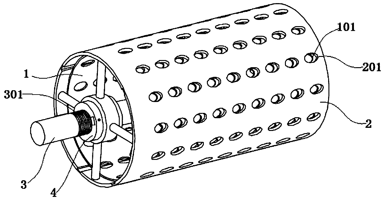 Screening device for wear-resisting ball machining