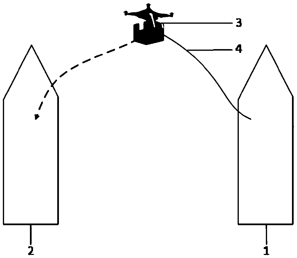 Offshore material supply method