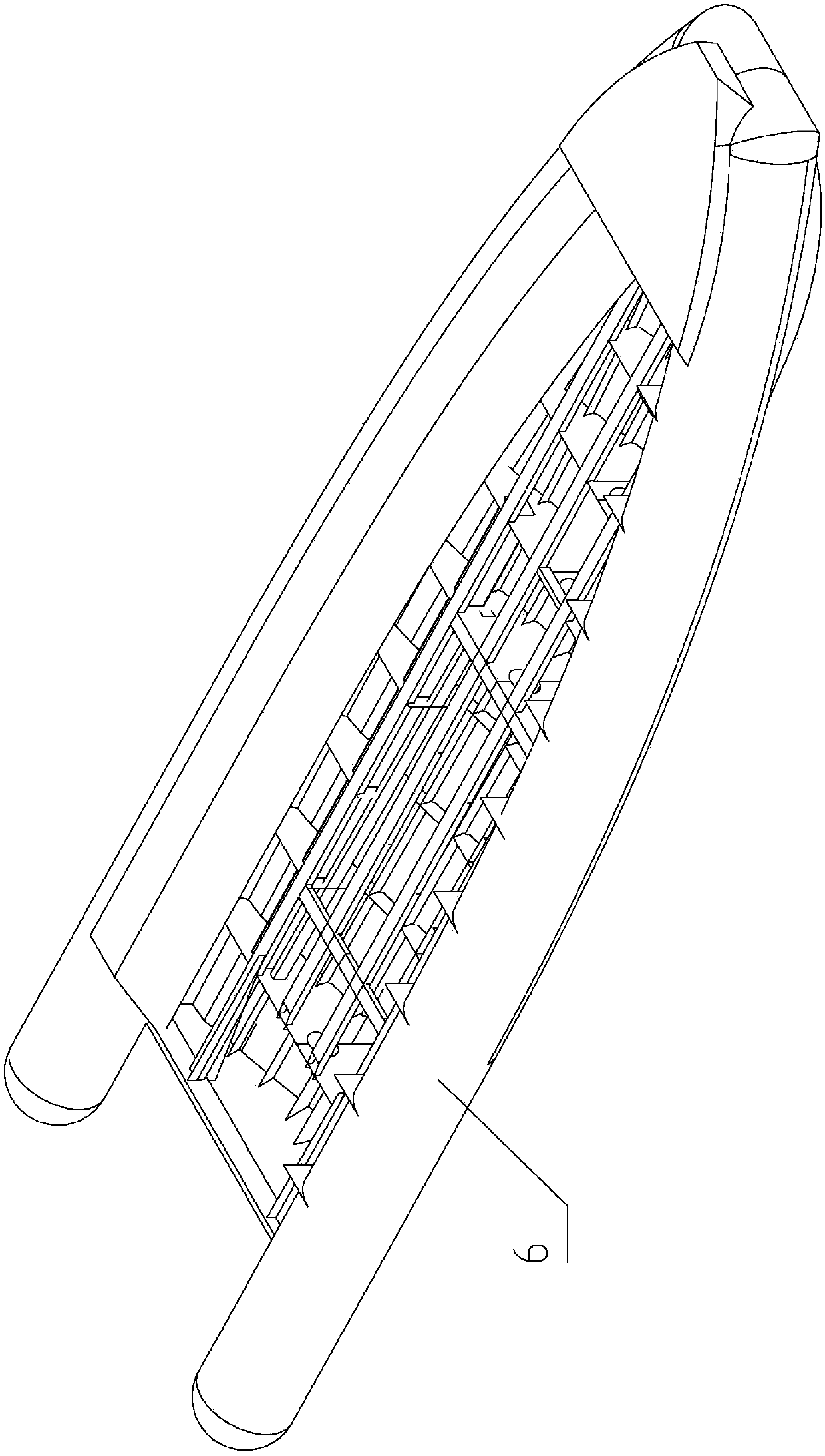 Composite inflatable-type high-speed craft