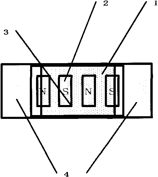 Moving-iron type linear motor coil array power-driven allocation method