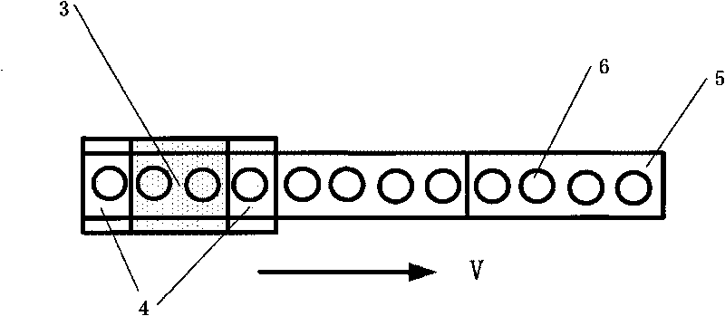 Moving-iron type linear motor coil array power-driven allocation method