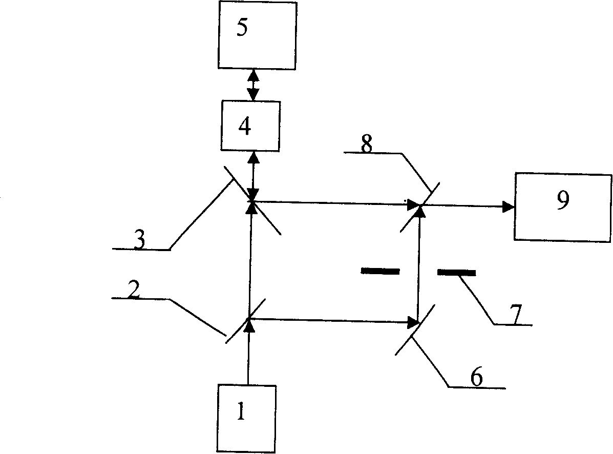 Laser detecting device for concealed flying object