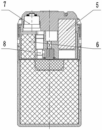 Hand throwing type underwater explosion device