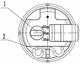 Hand throwing type underwater explosion device