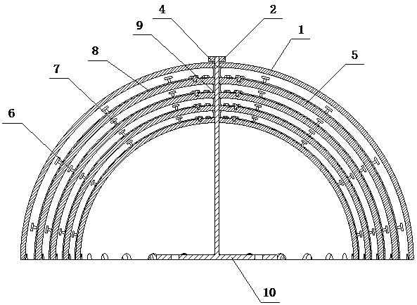 A three-dimensional multilayer cable box