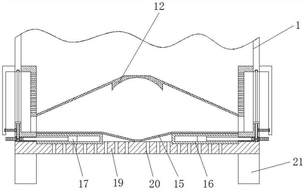 A cooling device for power distribution cabinets using the principle of semiconductor refrigeration chips