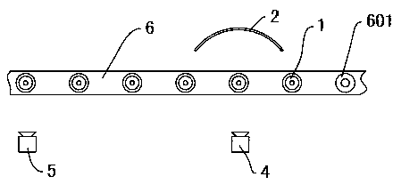 Container labeling position adjustment system and method for labeling container