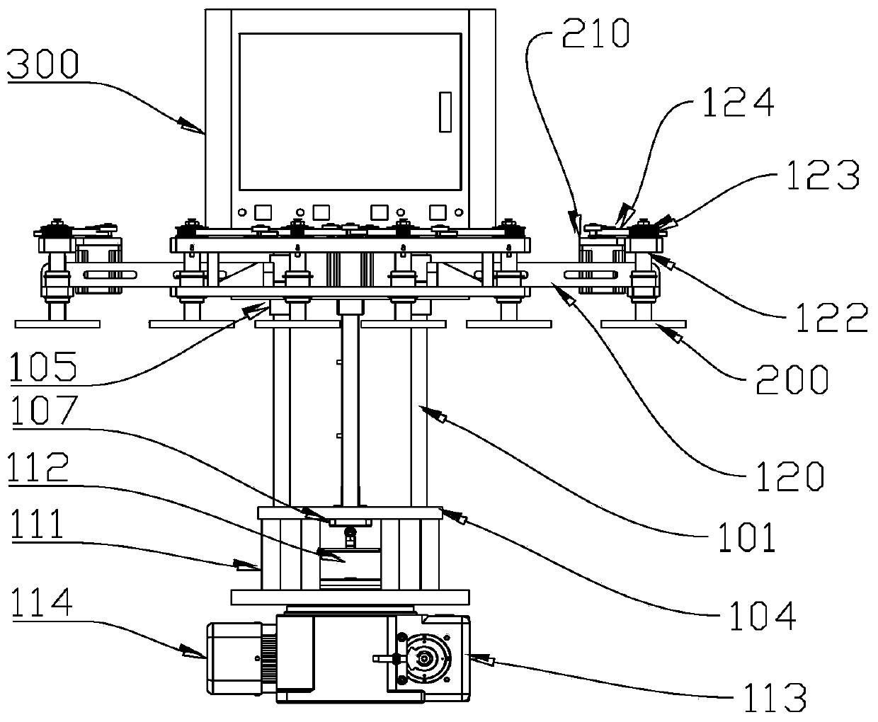 Glaze dipping equipment for ceramic cups