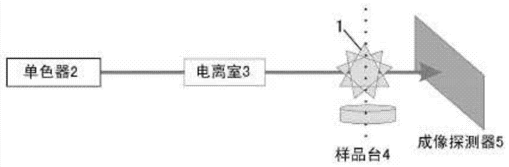 Measurement method of X-ray micro-zone absorption fine structure with spatial resolving capability