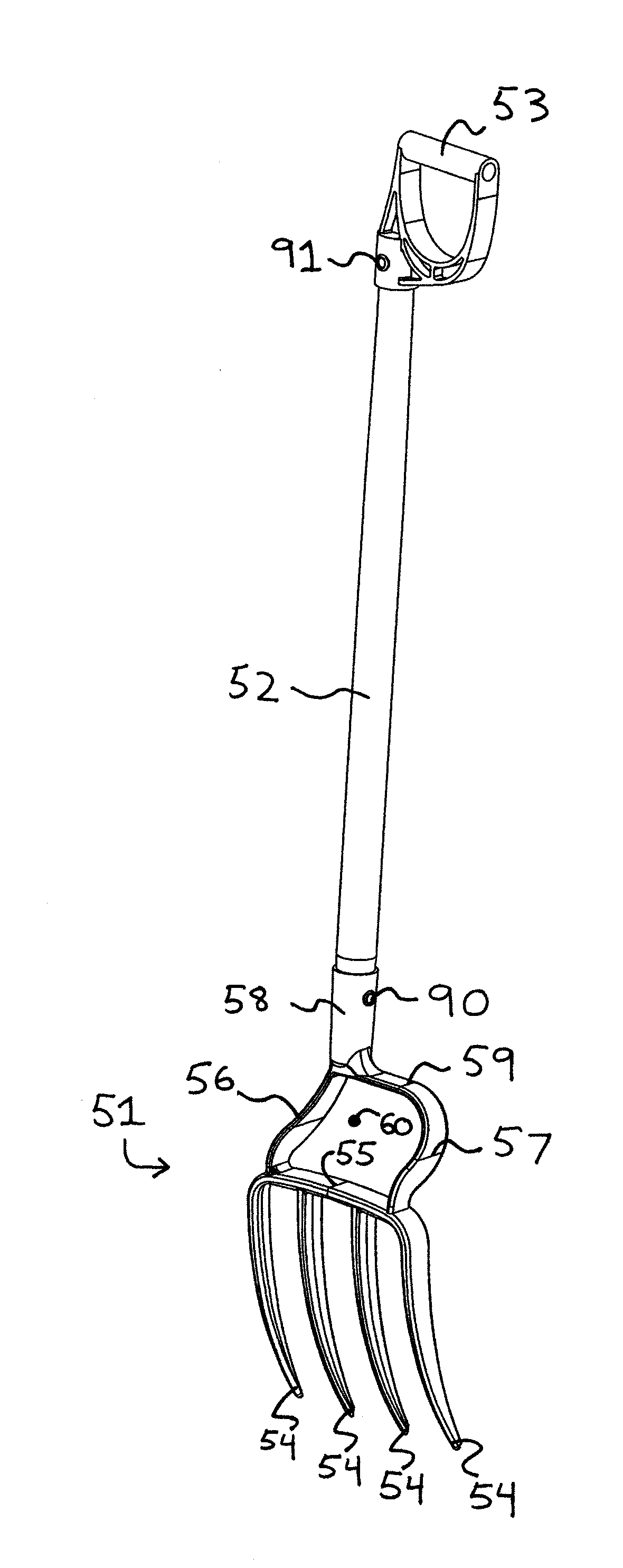 Digging and Tilling Implements with Knee Clearance