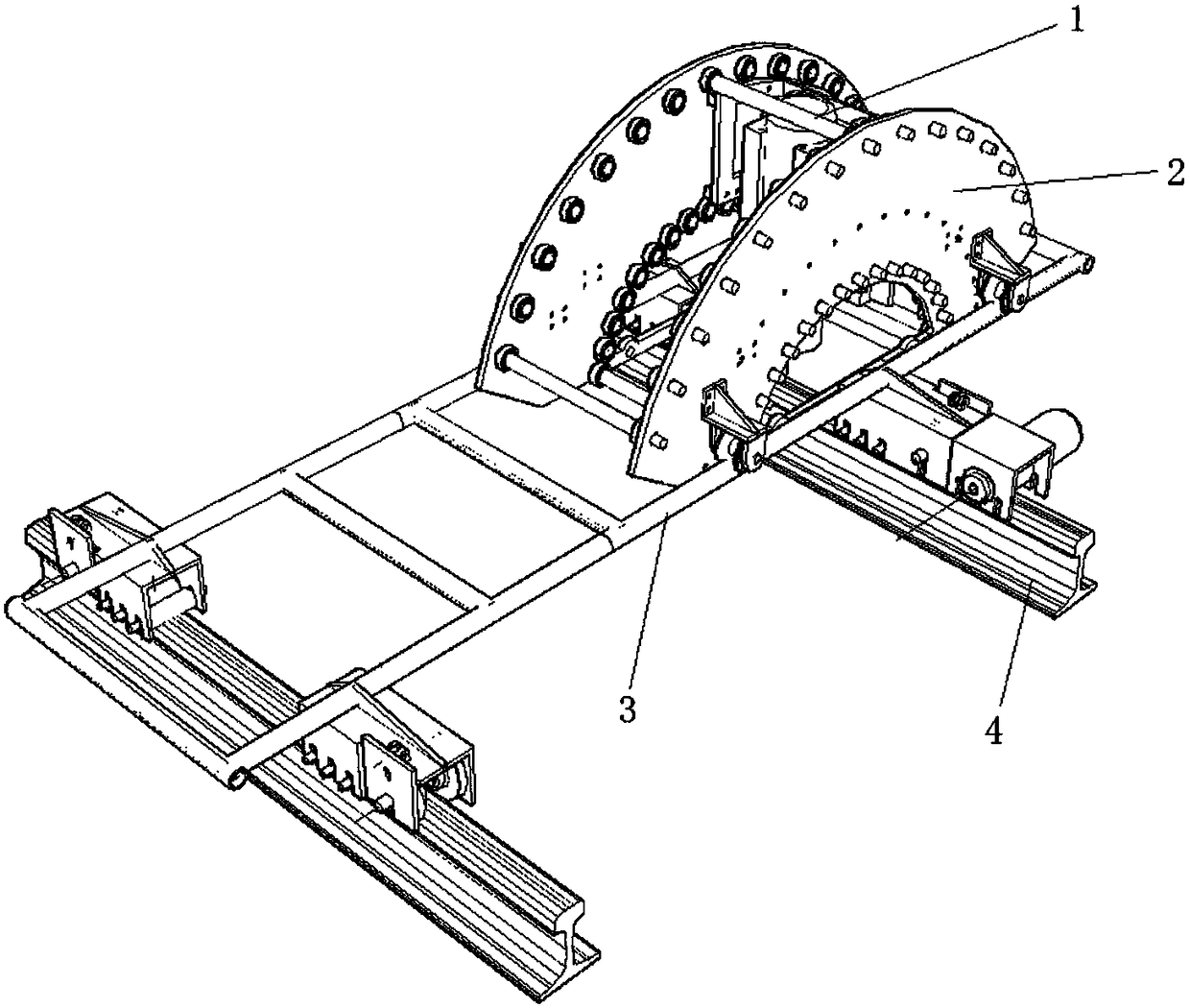 Numerical control fine grinding machine for rail contours and rail lines