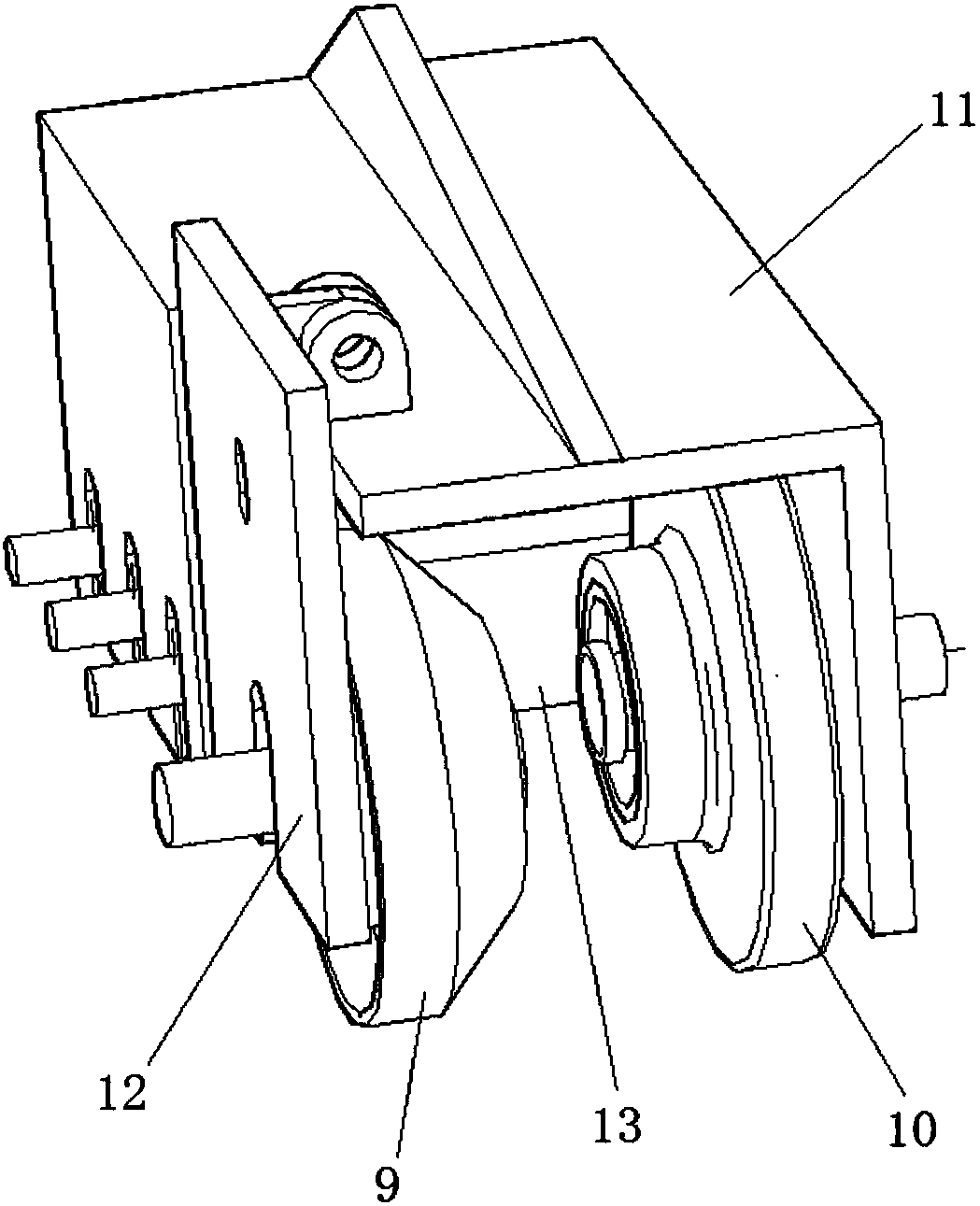 Numerical control fine grinding machine for rail contours and rail lines