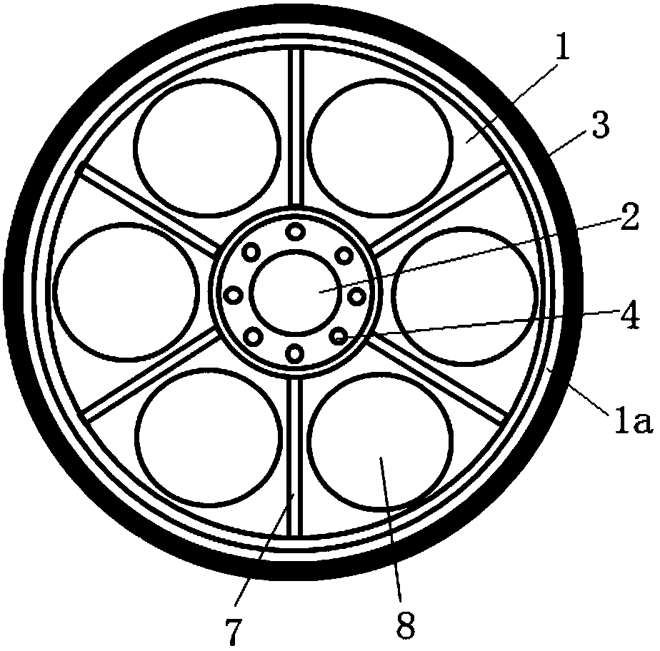 Safety protection supporting device for automobile tire at time of tire burst