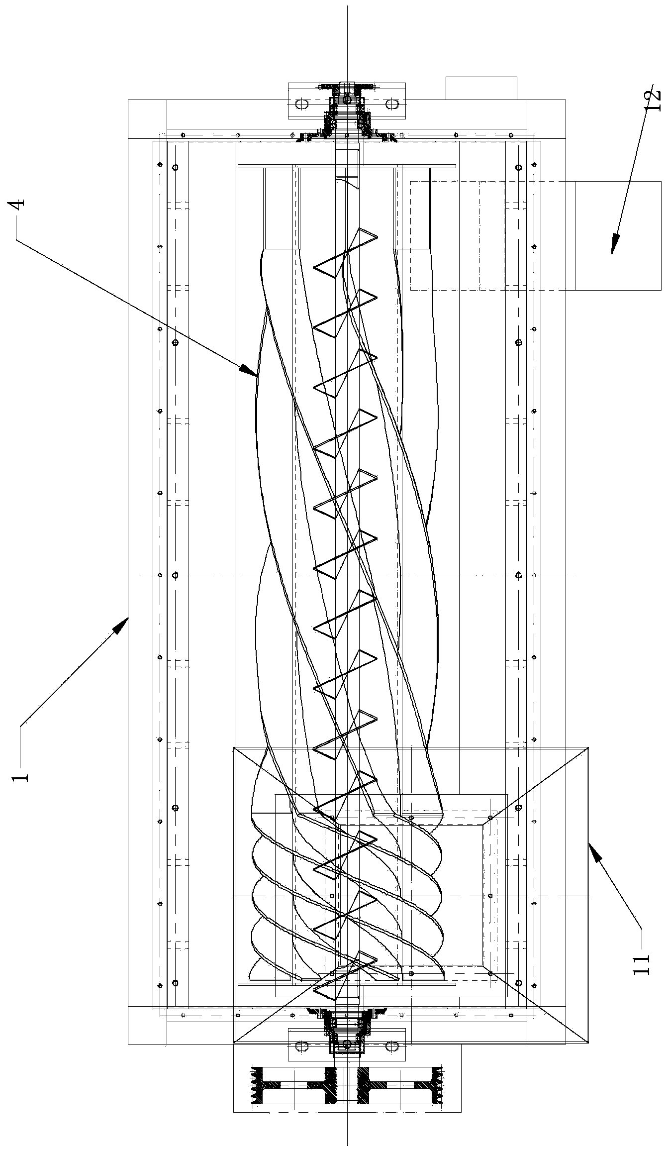 Separator for separating grass and trees from plastic films