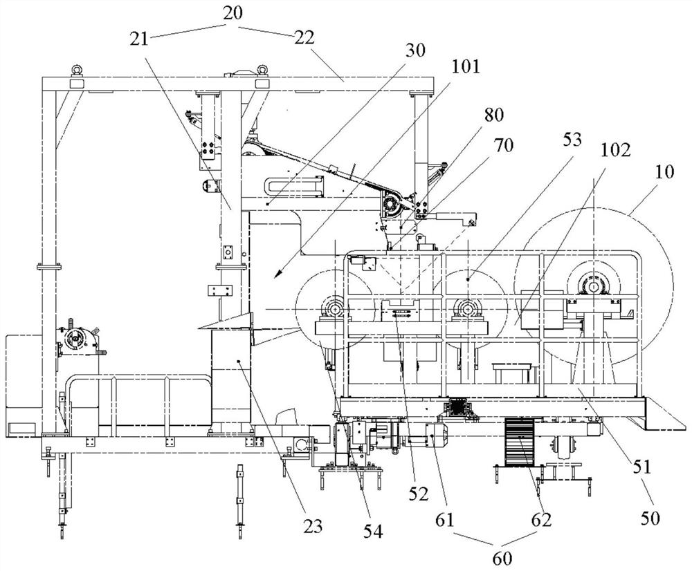 Static electricity removing mechanism and cord fabric unwinding device