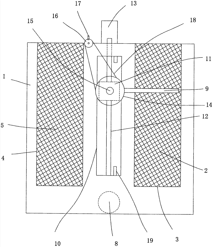 Backwater flushing type filter device