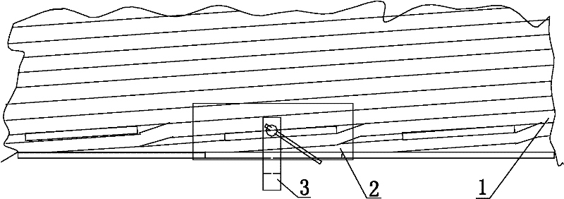 Motor strip line bar intrastrand line changing pattern weaving defect part repairing method