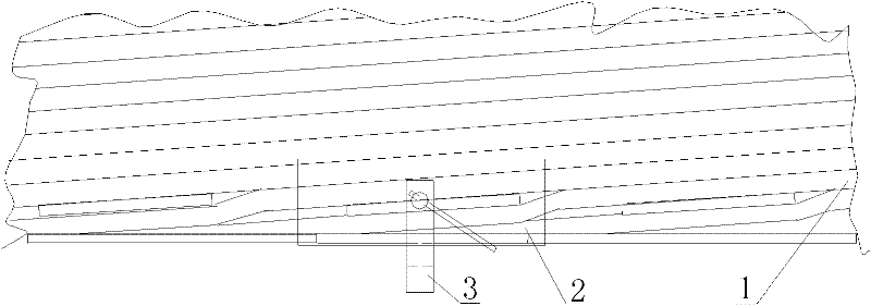 Motor strip line bar intrastrand line changing pattern weaving defect part repairing method