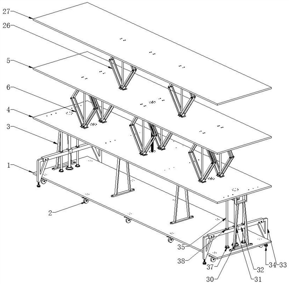 Storage equipment for goods for logistics