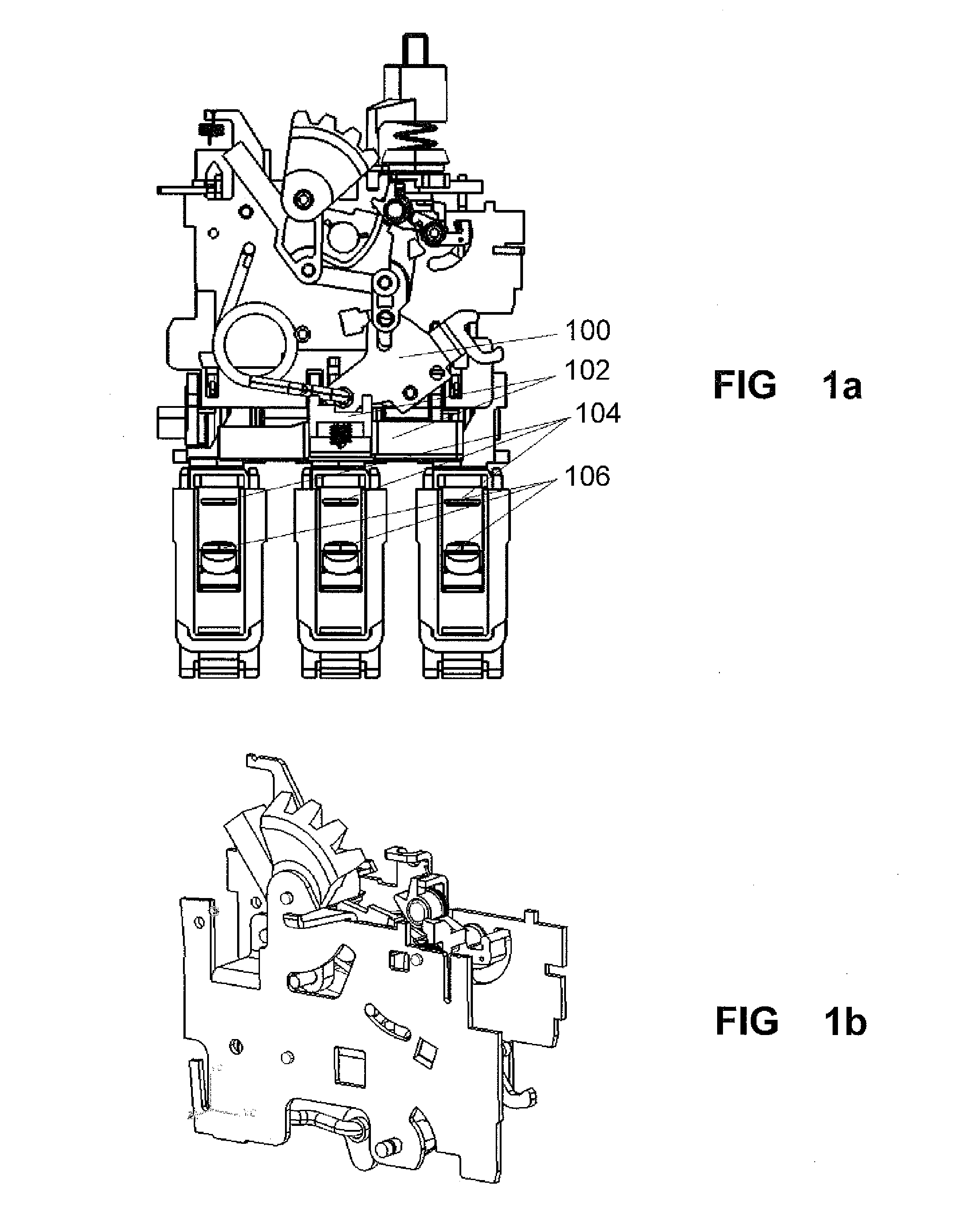 Fast closing mechanism