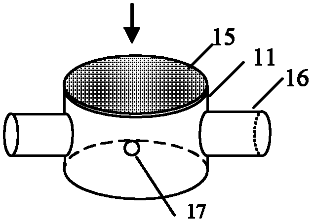 Dual-thermocouple test apparatus for crystallization property of continuous casting mould casting powder