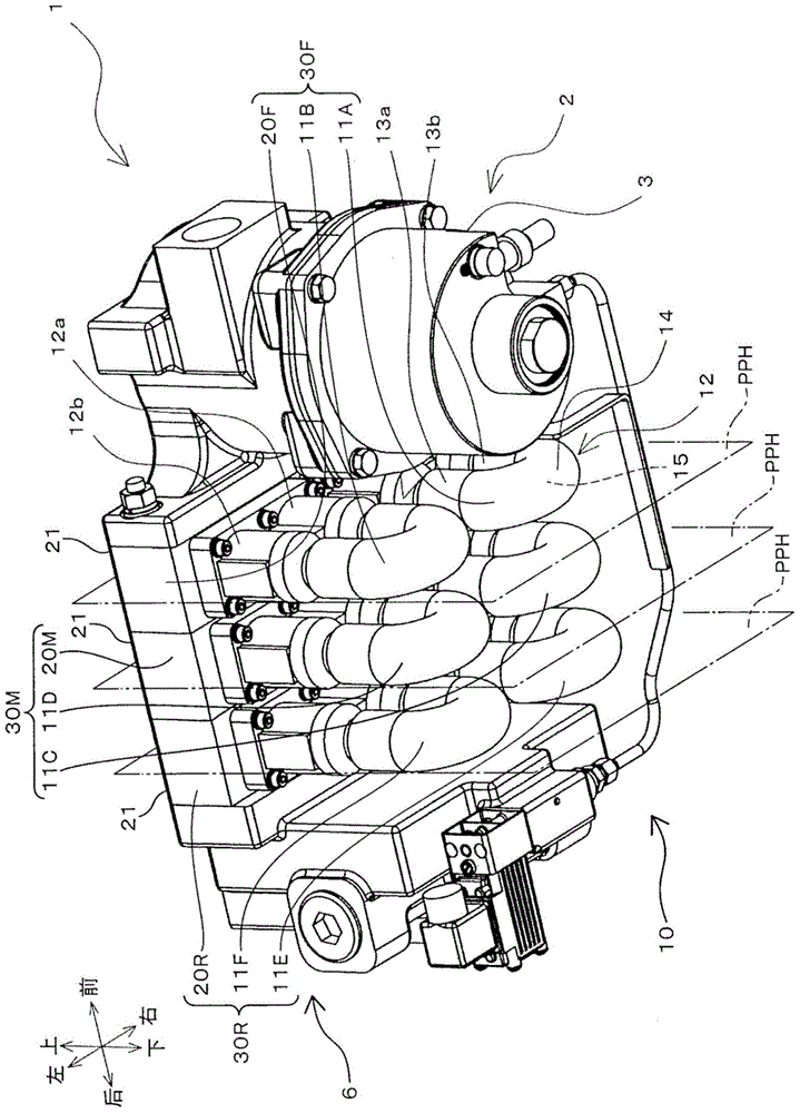 Dehumidifying device and dehumidifying module