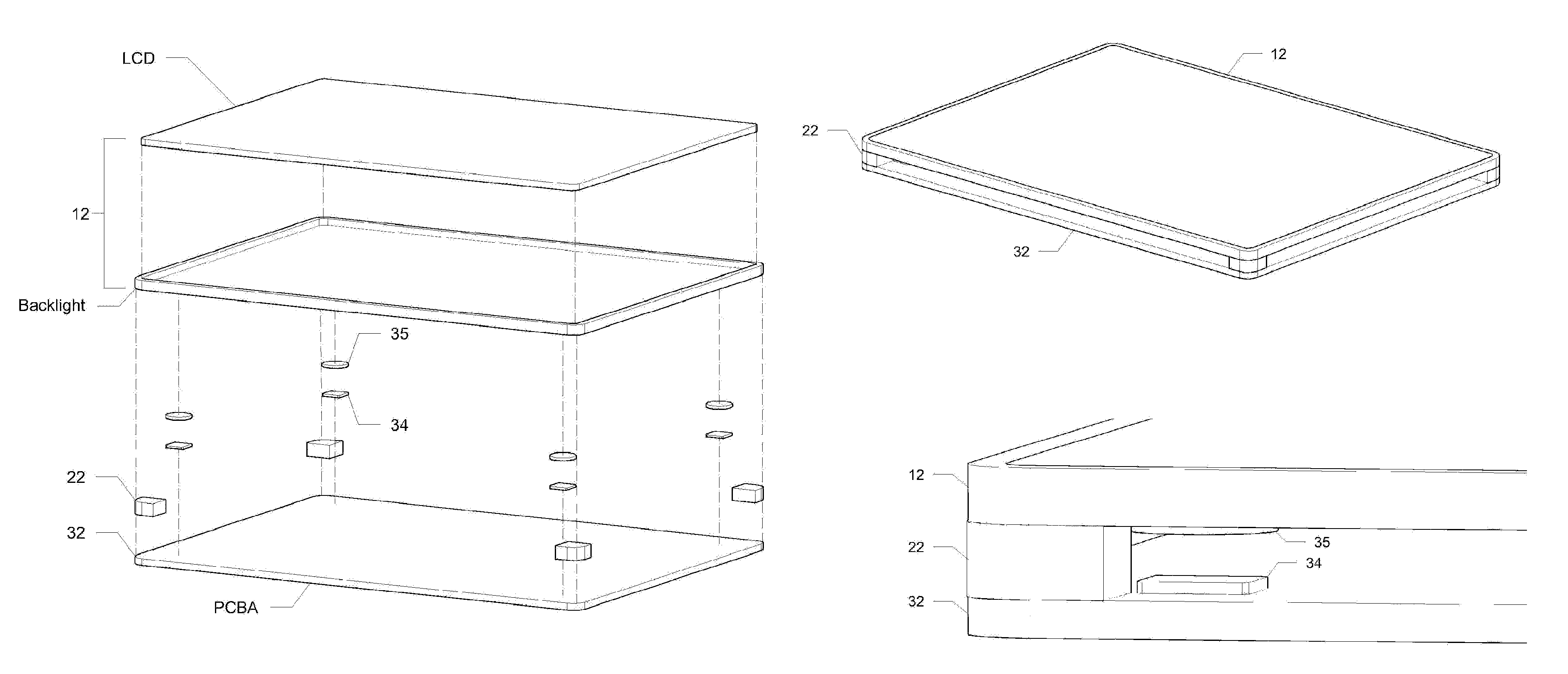 Floating plane touch detection system