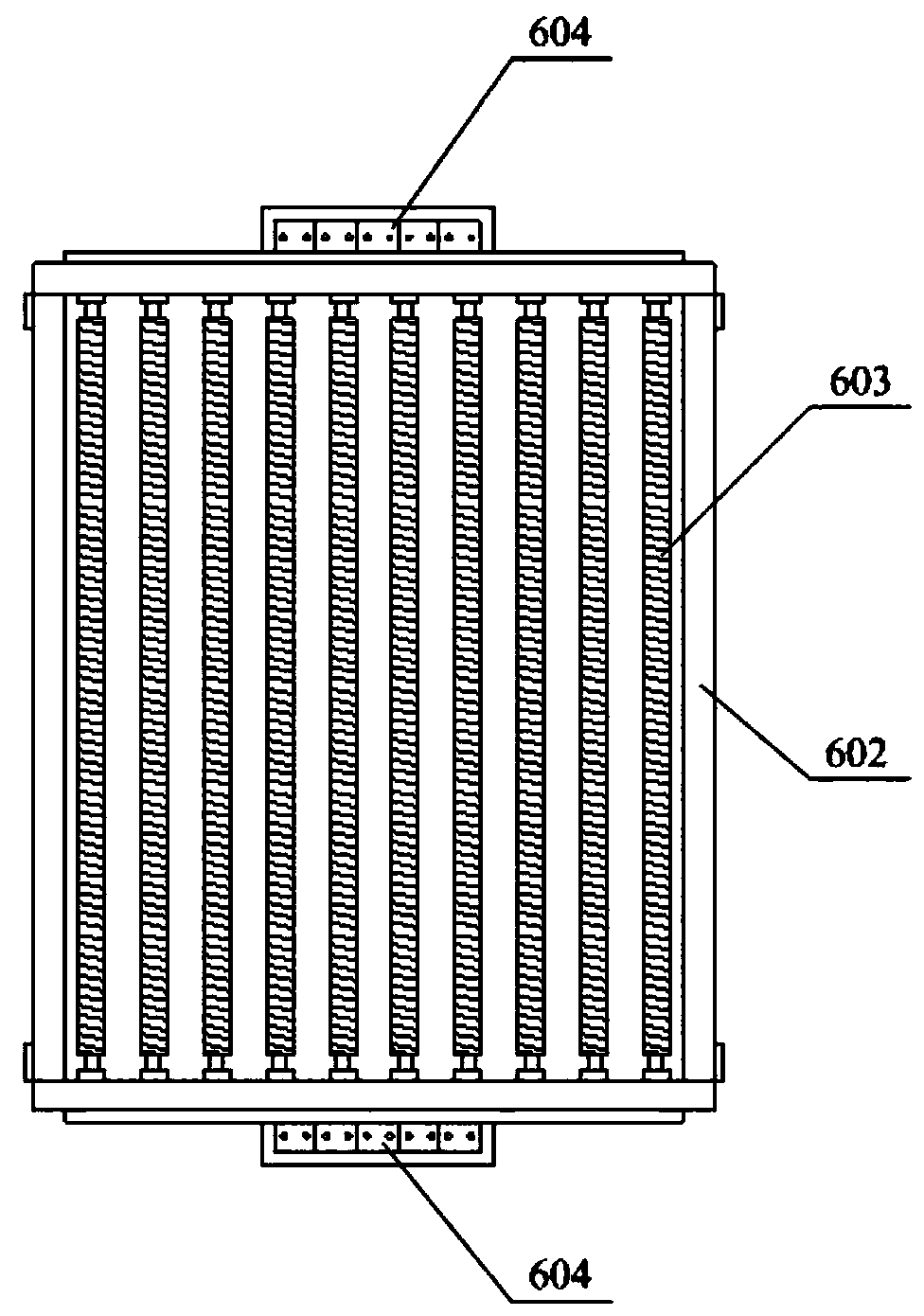 An electric coal mixed flue-cured tobacco heating device