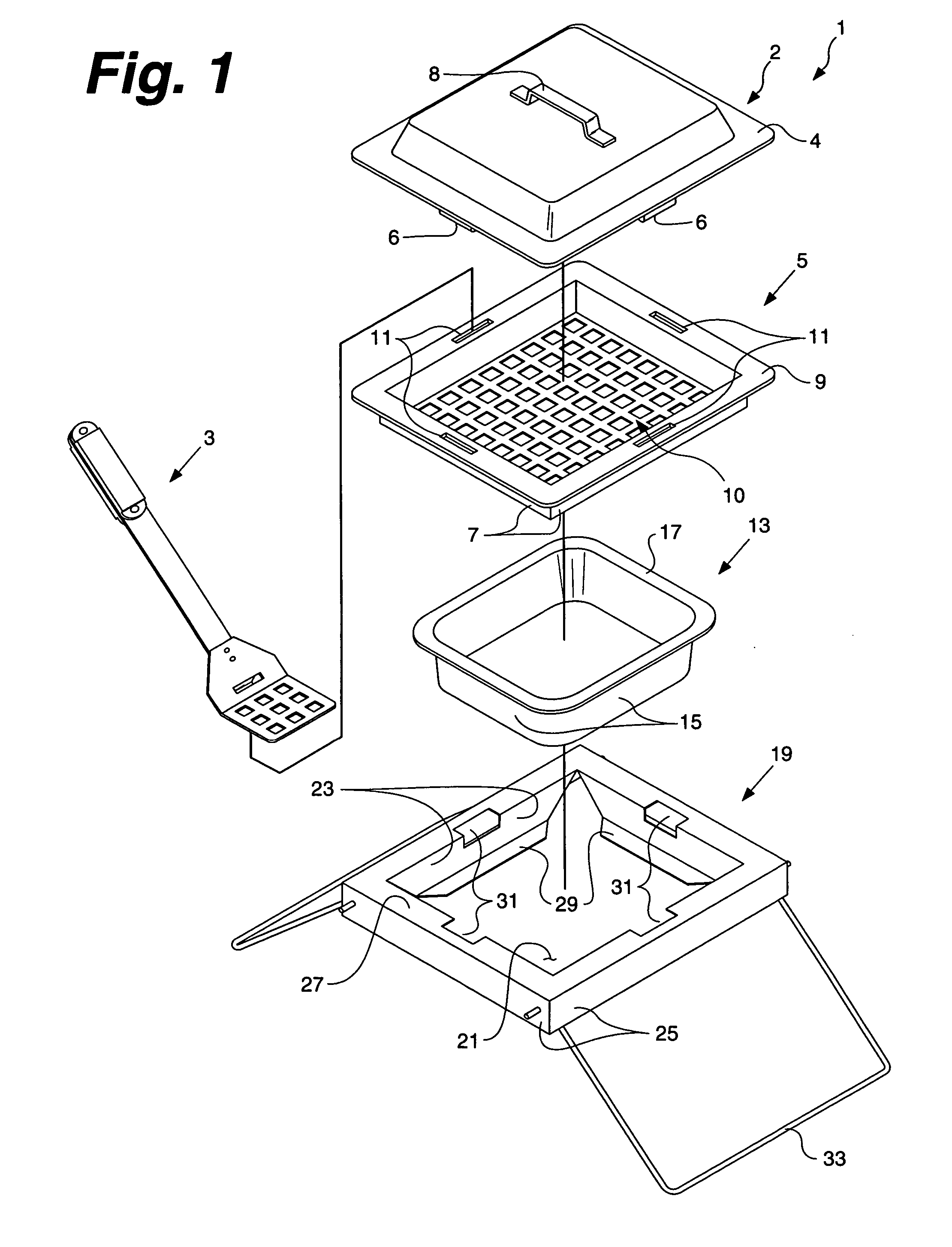 Portable, collapsible cooking unit and utensil