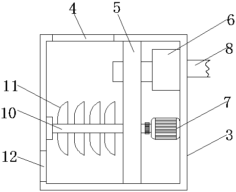 Corn straw pulverizer having damping effect and dedusting effect