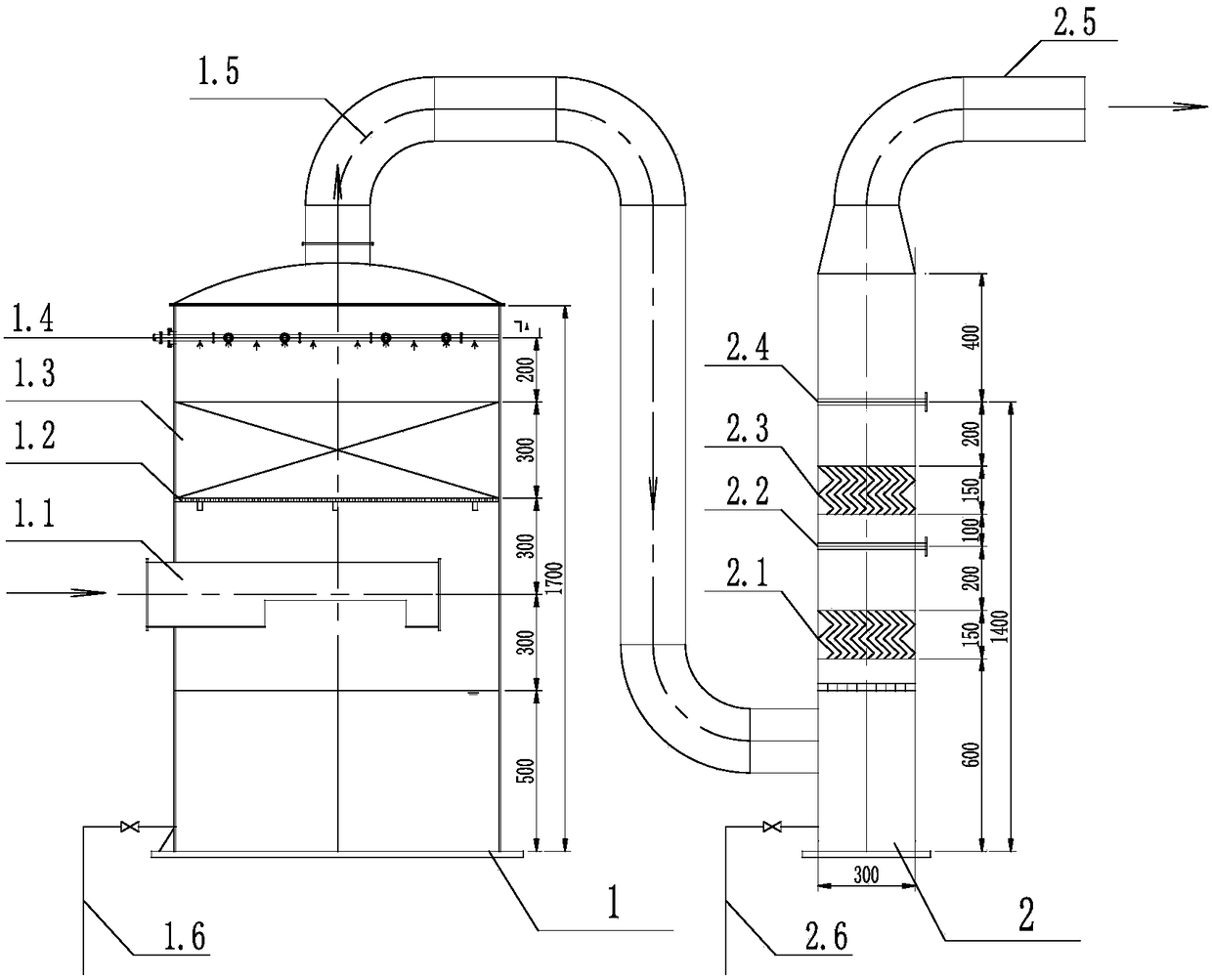 Method for improving ozone tail gas destruction efficiency in wastewater treatment