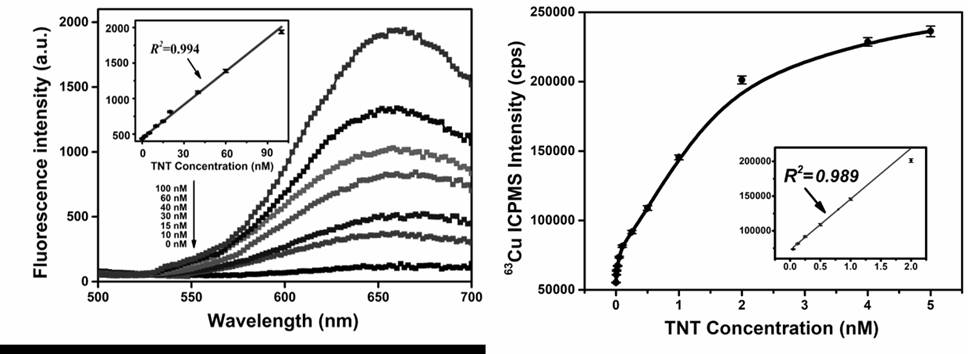 A "fluorescence-stable isotope" dual-mode detection method for p-trinitrotoluene